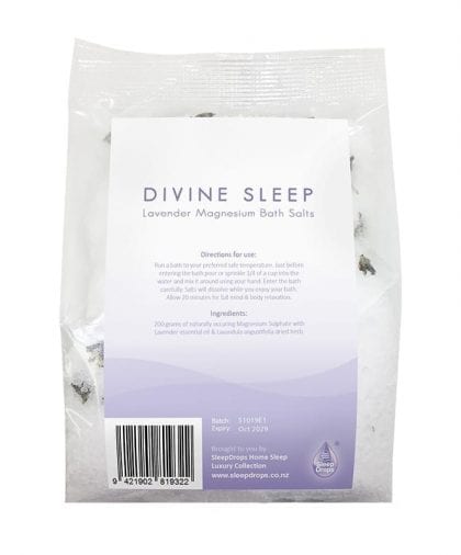 Sleep Drops Lavender Magnesium Bath Salts