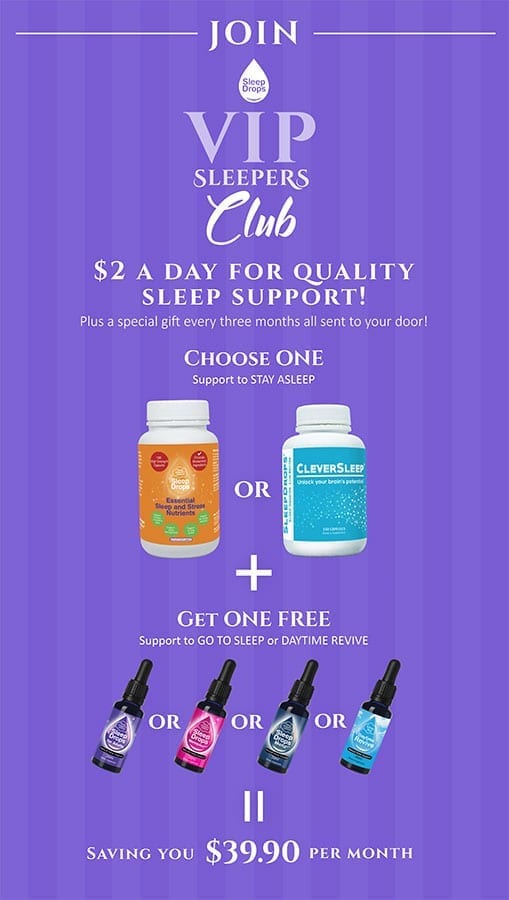 SleepDrops New Zealand & International Sleep Smarter Live Better