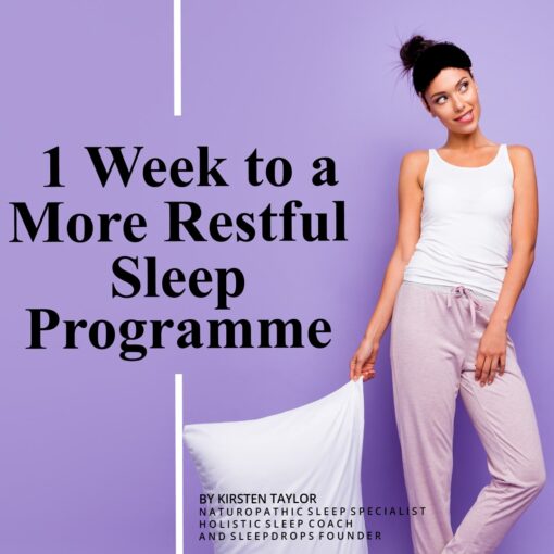 1 week to more restful sleep programme