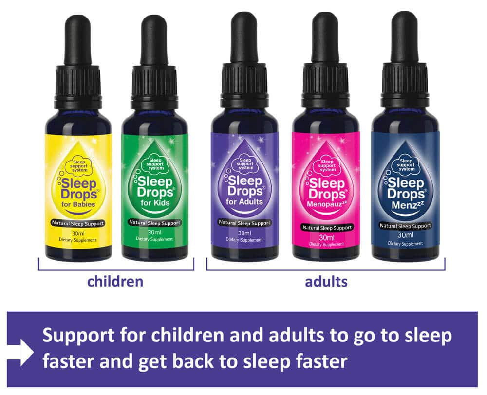 Support for children and adults to go to sleep faster and get back to sleep faster