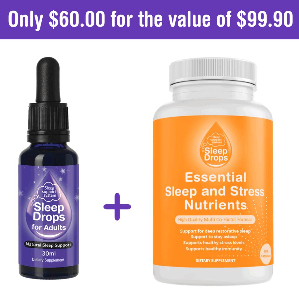 Cartflow VIP SleepDrops for Adults and Essential Sleep and Stress Nutrients
