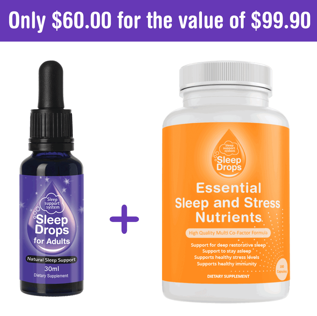Cartflow VIP SleepDrops for Adults and Essential Sleep and Stress Nutrients