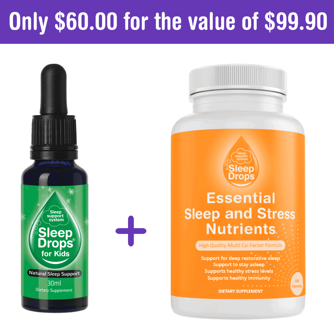 Cartflow VIP SleepDrops for Kids and Essential Sleep and Stress Nutrients