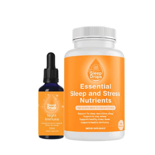 SleepDrops Night Immune and Essential Sleep and Stress Nutrients